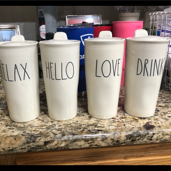 Rae Dunn Travel Mugs - Picture 1 of 1